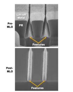 Semiconductor Metal Lift Off (MLO) process