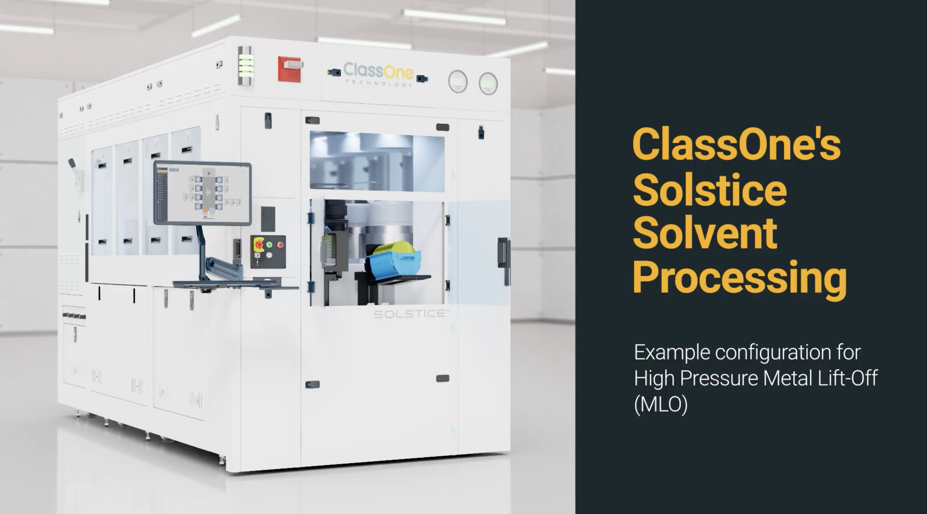 Solstice Solvent Processing / MLO Explainer video