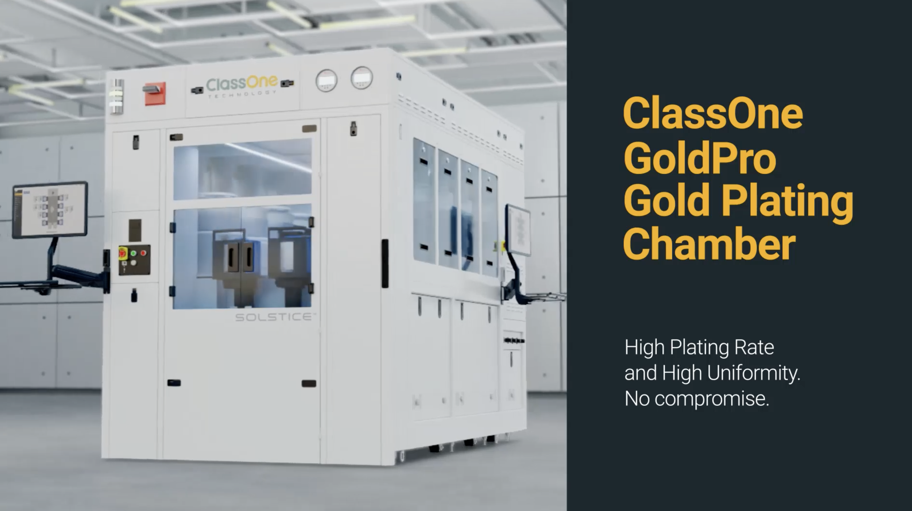 Solstice<sup>®</sup> GoldPro™ Gold Electroplating Chamber Overview